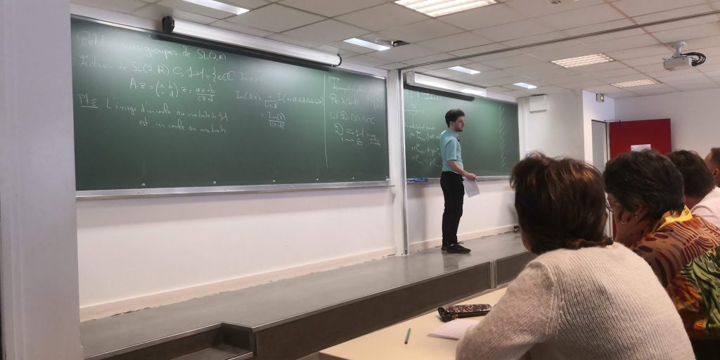 Exposé de Samuel Bronstein, journée CPGE-DMA 2024